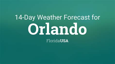 long range weather orlando florida|14 day orlando forecast.